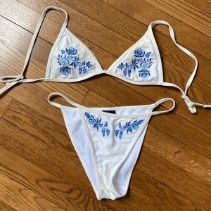LA Hearts string bikini